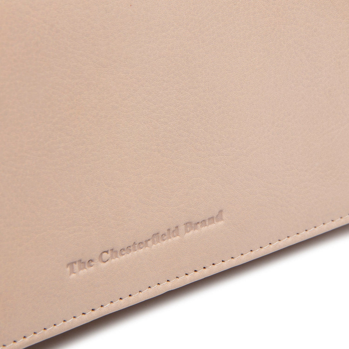 
Classic 100% Full-Grain leather Wallet - Achteraanzicht met versterkte leren banden