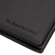 Solid Antique Brass Hardware &amp; Heavy-Duty Dual Zipper Detail on Vincent Full-Grain Leather Wallet voor Heren