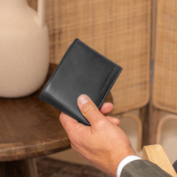 Walid Full-Grain Leather Wallet voor Heren