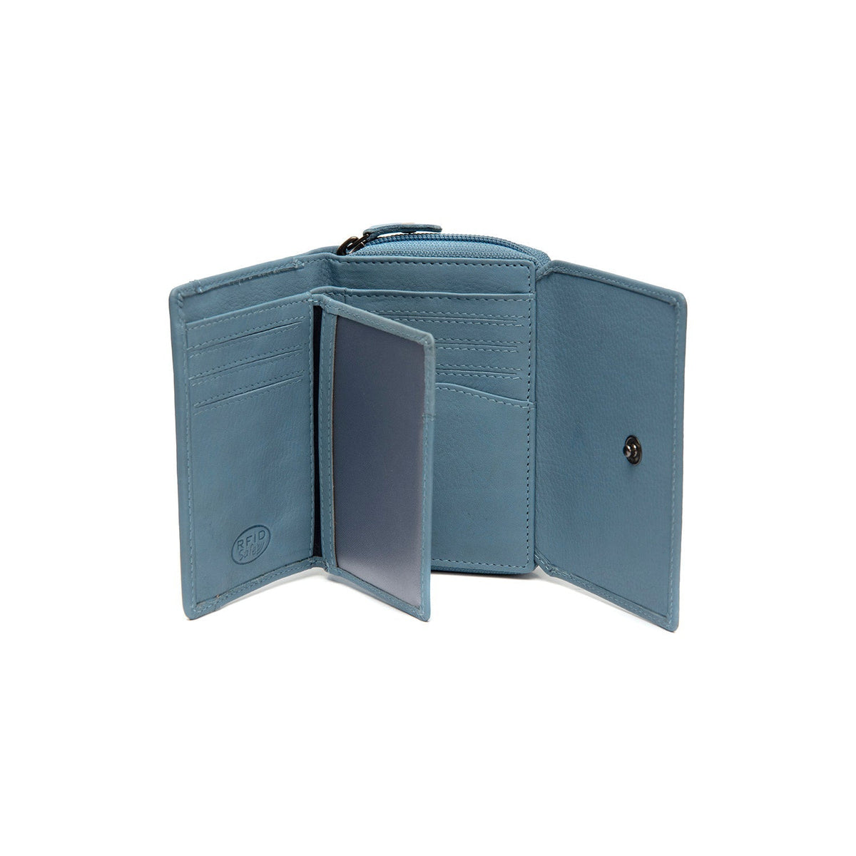 Zelan Full-Grain Leather Wallet voor Dames – alternate product view 3
