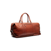Cavoli Full-Grain Leather Weekender Bag voor Dames in Classic 100% Full-Grain Leather - Full Exterior Front Profile View | Buy Online