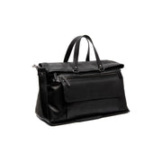 Lazio Full-Grain Leather Weekender Bag voor Dames in Classic 100% Full-Grain Leather - Full Exterior Front Profile View | Buy Online