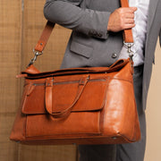 Lazio Full-Grain Leather Weekender Bag voor Dames – alternate product view 2