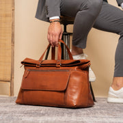 Lazio Full-Grain Leather Weekender Bag voor Dames – alternate product view 3