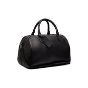 Liam Full-Grain Leather Weekender Bag voor Dames in Classic 100% Full-Grain Leather - Full Exterior Front Profile View | Buy Online