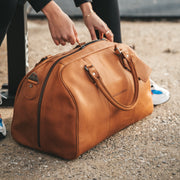 Liam Full-Grain Leather Weekender Bag voor Dames – alternate product view 3