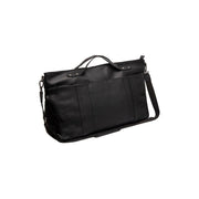 Mark Full-Grain Leather Weekender Bag voor Dames in Classic 100% Full-Grain Leather - Full Exterior Front Profile View | Buy Online