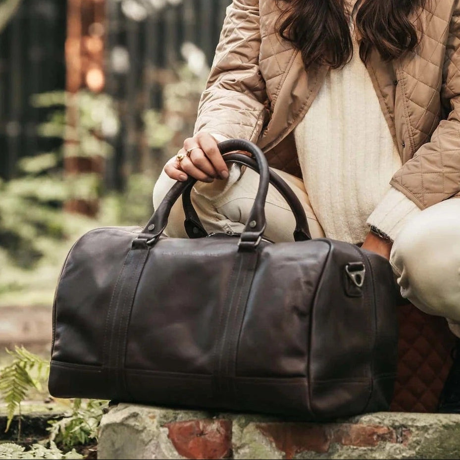 Perth Full-Grain Leather Weekender Bag voor Dames – alternate product view 2