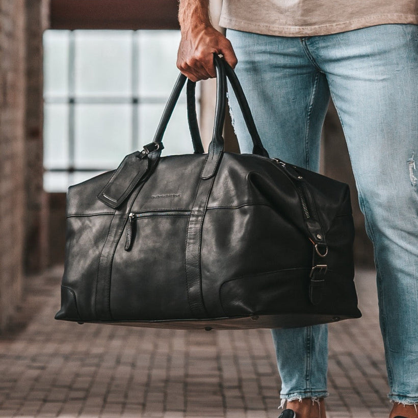 Portsmouth Full-Grain Leather Weekender Bag voor Dames