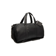 Rivaro Full-Grain Leather Weekender Bag voor Dames in Classic 100% Full-Grain Leather - Full Exterior Front Profile View | Buy Online