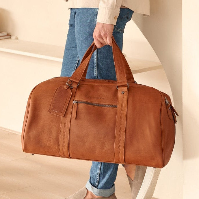 Rivaro Full-Grain Leather Weekender Bag voor Dames – alternate product view 2