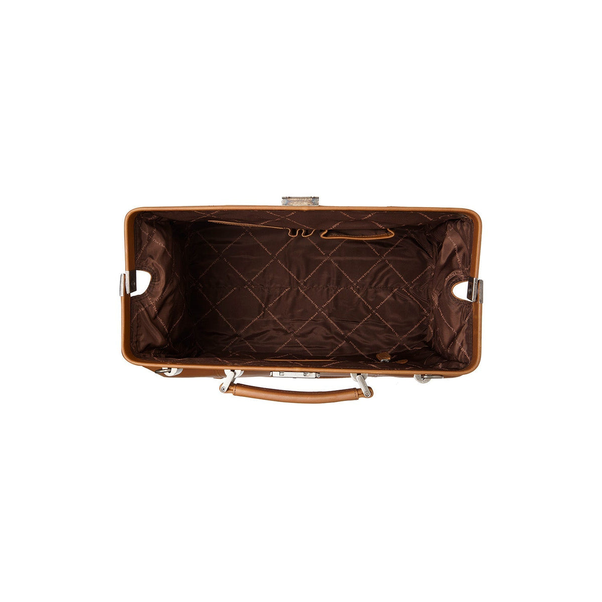 Solid Antique Brass Hardware &amp; Heavy-Duty Dual Zipper Detail on Texel Full-Grain Leather Weekender Bag voor Dames