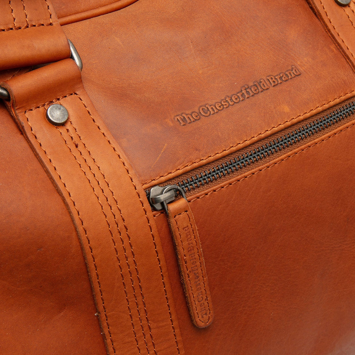 Volenza Full-Grain Leather Weekender Bag voor Dames – alternate product view 3