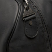 Solid Antique Brass Hardware &amp; Heavy-Duty Dual Zipper Detail on William Full-Grain Leather Weekender Bag voor Dames