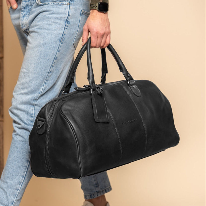 William Full-Grain Leather Weekender Bag voor Dames