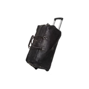 Leather Weekender Trolley Jayven voor Dames in Classic 100% Full-Grain Leather - Full Exterior Front Profile View | Buy Online