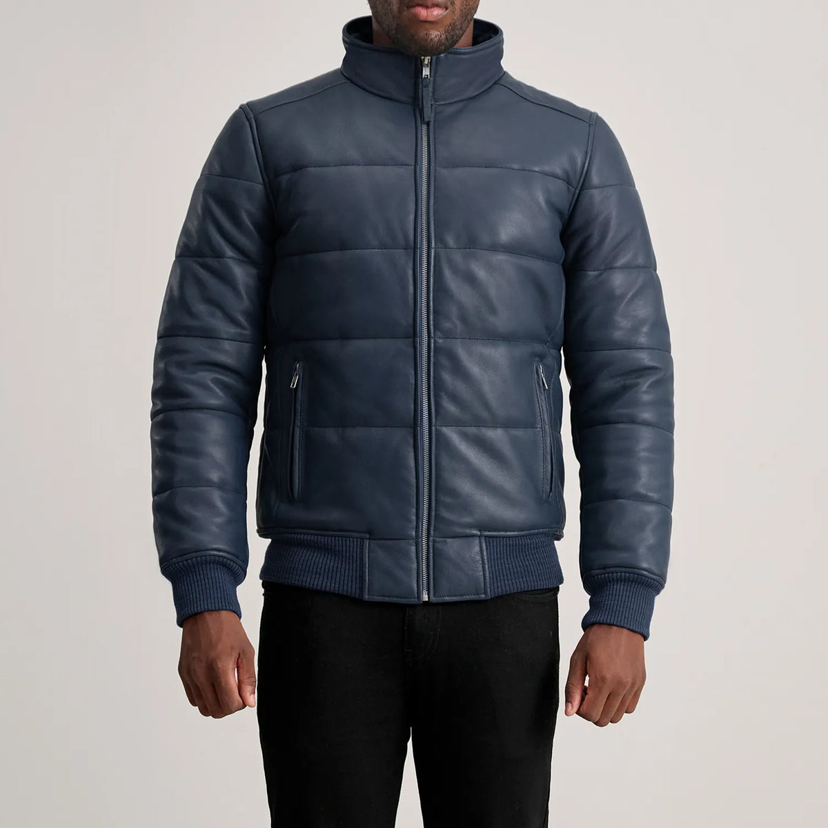 Lucas Leren Bomberjack voor Heren – alternate product view 4