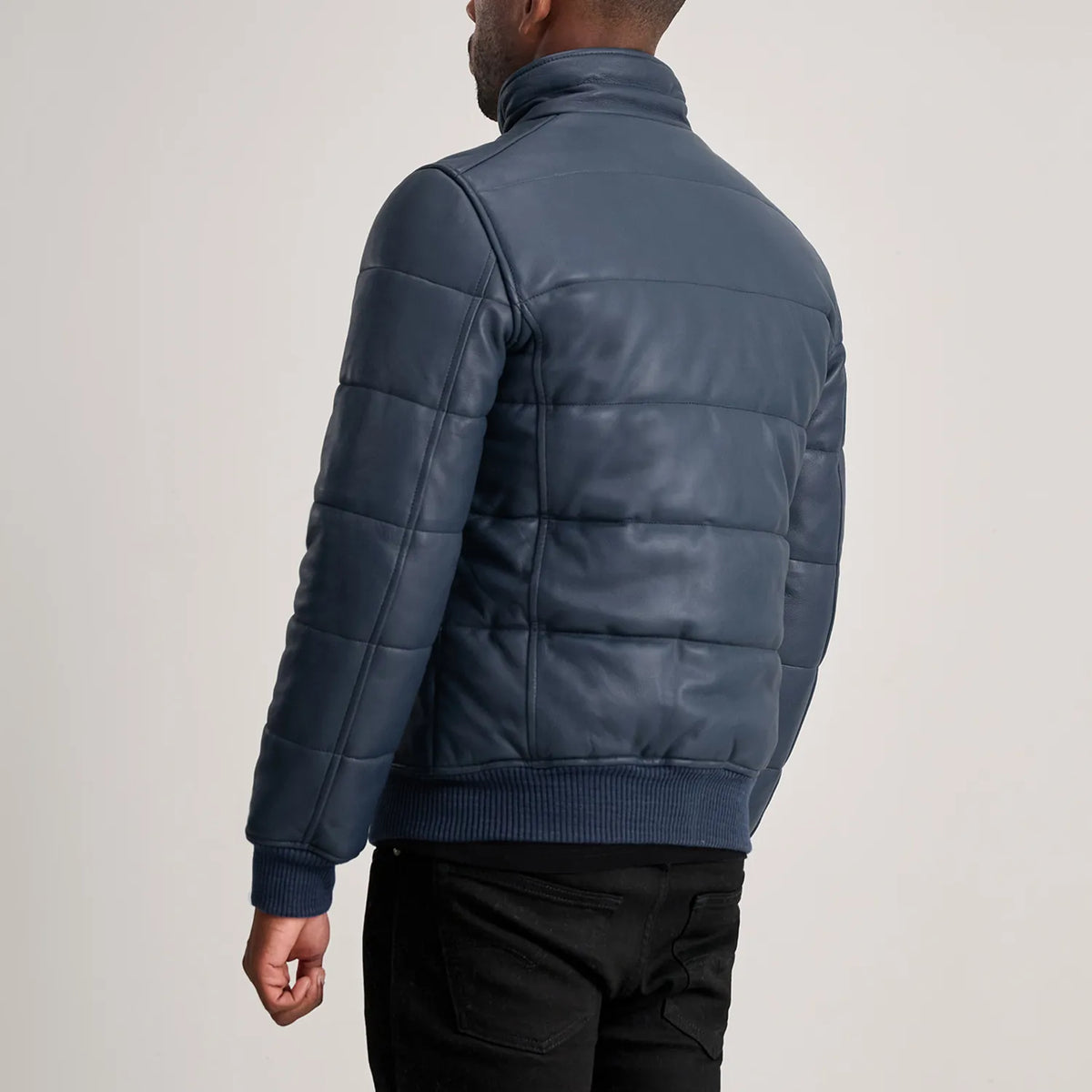 Lucas Leren Bomberjack voor Heren – alternate product view 5