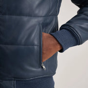 Lucas Leren Bomberjack voor Heren – alternate product view 6