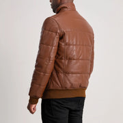 Lucas Leren Bomberjack voor Heren – alternate product view 5