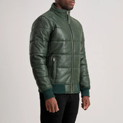 Lucas Leren Bomberjack voor Heren – alternate product view 2