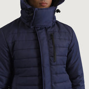 
Binnenweergave Showing Quilted Viscose Lining & Twee functionele binnenzakken