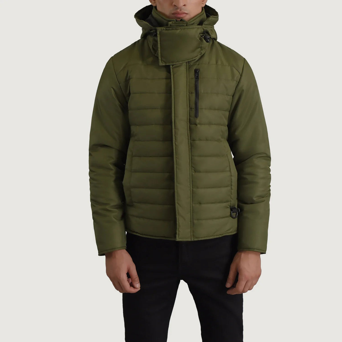 
Binnenweergave Showing Quilted Viscose Lining & Twee functionele binnenzakken