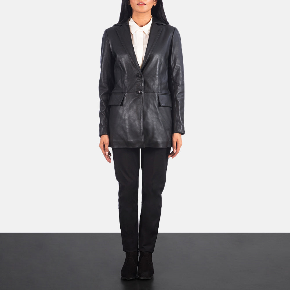 Marilyn Leren Blazer voor Dames – alternate product view 3