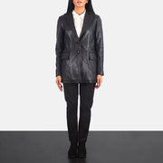 Marilyn Leren Blazer voor Dames – alternate product view 3
