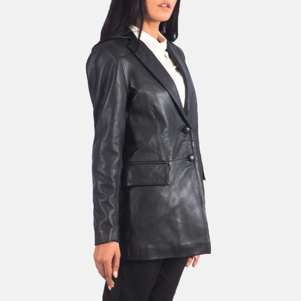 Marilyn Leren Blazer voor Dames – alternate product view 5