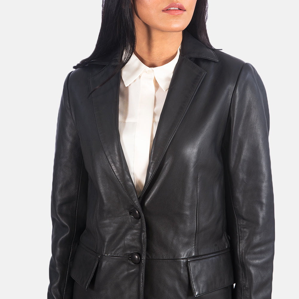 Marilyn Leren Blazer voor Dames – alternate product view 6