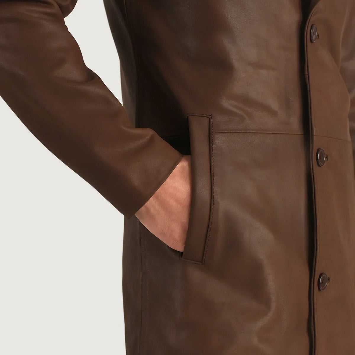Mateo Leren Jas voor Heren – alternate product view 6