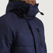 
Binnenweergave Showing Quilted Viscose Lining & Twee functionele binnenzakken