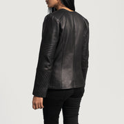 Nexi Gewatteerd Leren Jas voor Dames – alternate product view 5