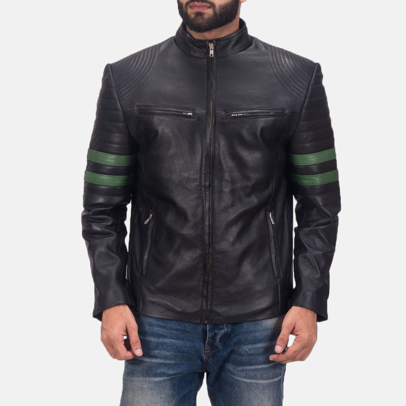 Night Trooper Leren Jas voor Heren