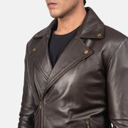 Noah Leren Bikerjack voor Heren – alternate product view 6