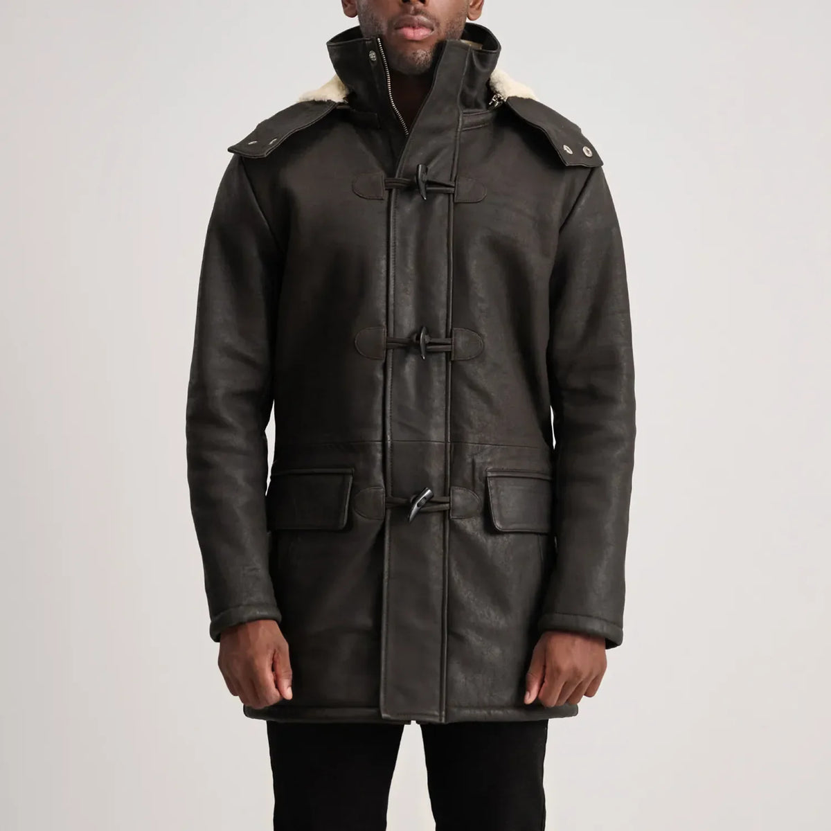 Nolan Leren Jas voor Heren – alternate product view 1