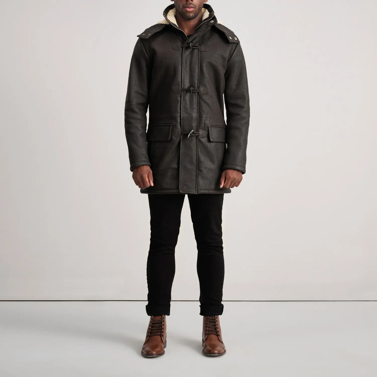 Nolan Leren Jas voor Heren – alternate product view 3