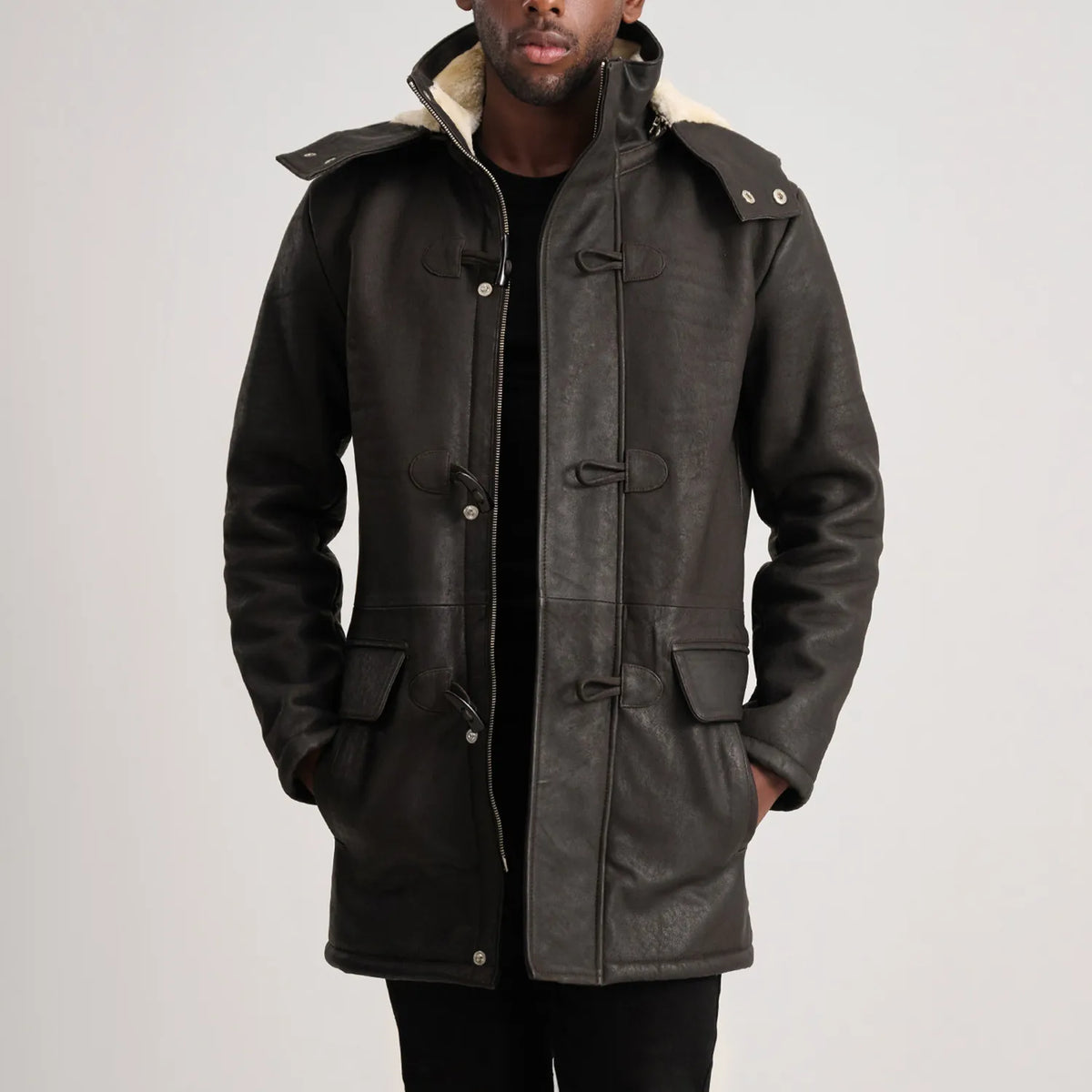 Nolan Leren Jas voor Heren – alternate product view 4