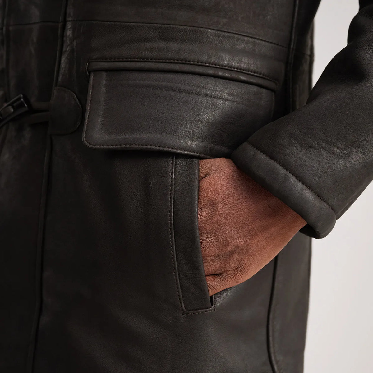 Nolan Leren Jas voor Heren – alternate product view 6