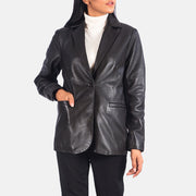 Norma Leren Blazer voor Dames – alternate product view 1