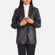 Norma Leren Blazer voor Dames – alternate product view 2