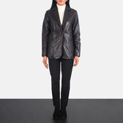 Norma Leren Blazer voor Dames – alternate product view 4