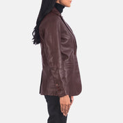 Norma Leren Blazer voor Dames – alternate product view 5