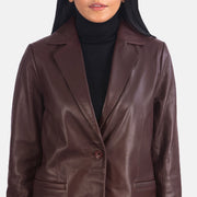 Norma Leren Blazer voor Dames – alternate product view 6