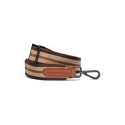 Beige Shoulder Strap voor Dames in Classic 100% Full-Grain Leather - Front Profile View &amp; Tailored Silhouette | Buy Online