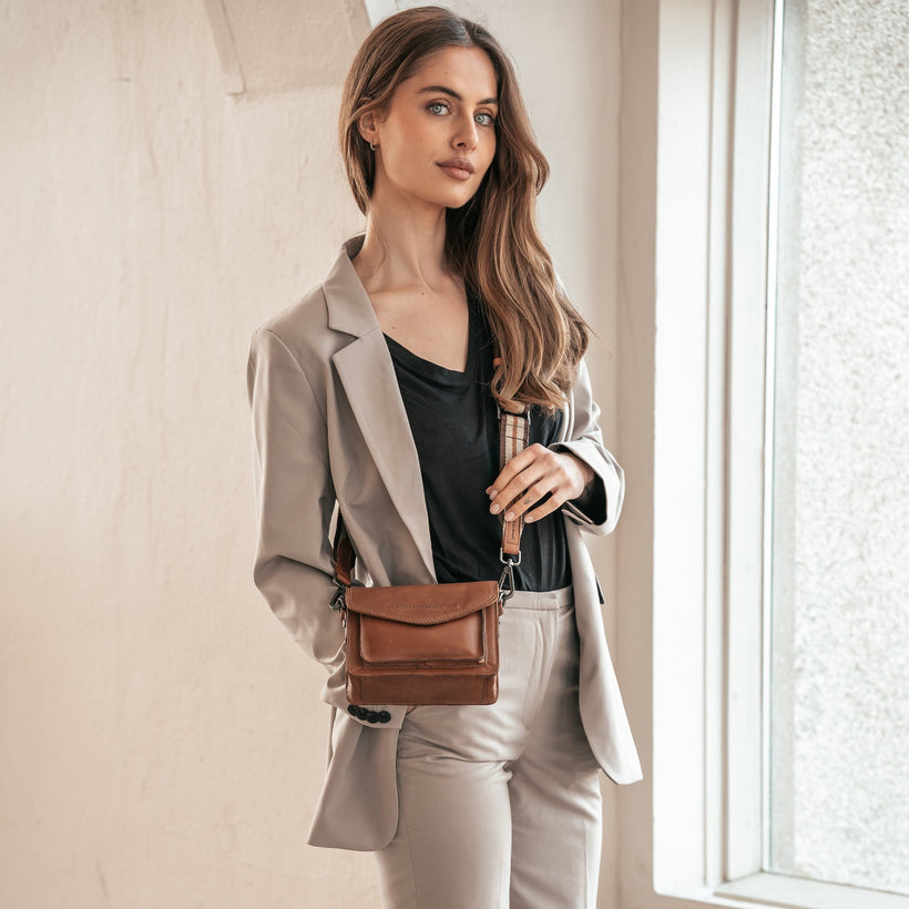 Beige Shoulder Strap voor Dames