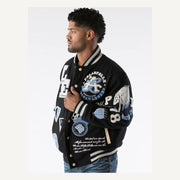 
Premium Embroidered Leren Jas voor Dames
