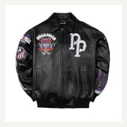 
World Famous Varsity Leren Jas voor Dames