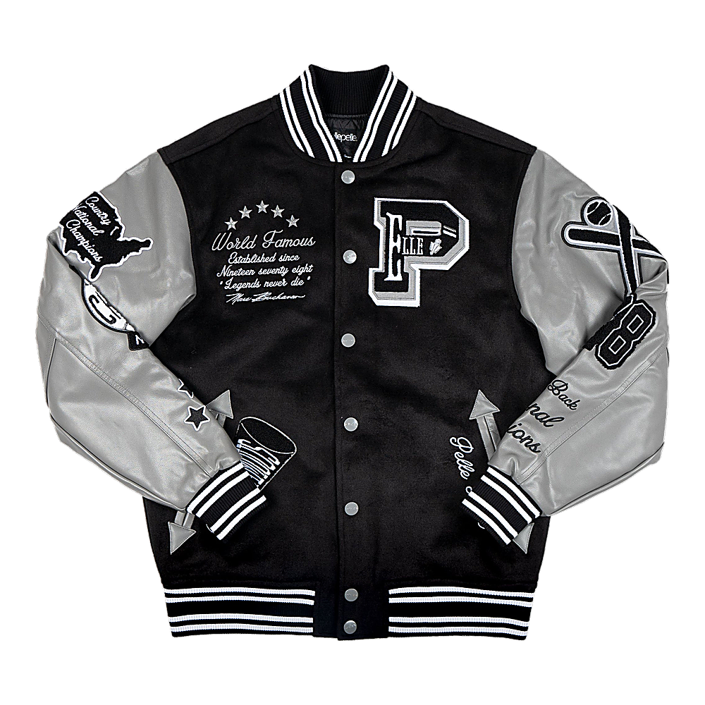 
World Famous Varsity Leren Jas voor Dames